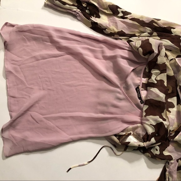🆕Massimo Dutti Purple/Brown Blouse Size 2 - Picture 6 of 8